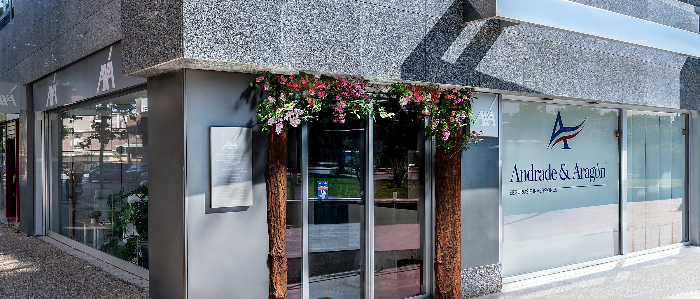 Fachada de las oficinas de Andrade & Aragón